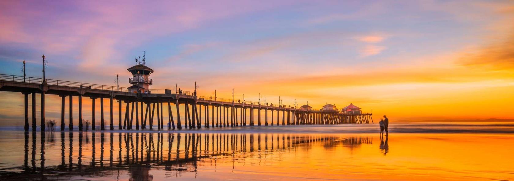 Beach Sunset Pier